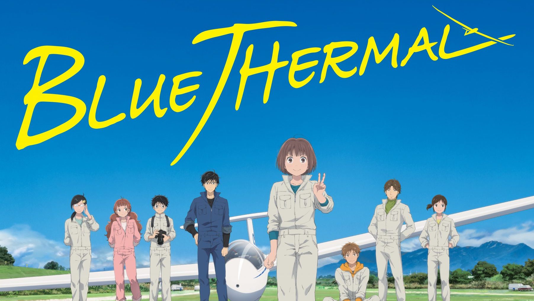 BLUE THERMAL anime film poster