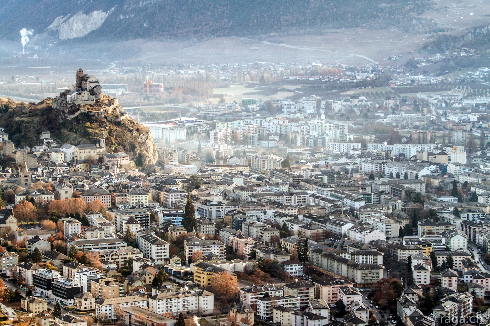 wallpaper the city, Switzerland, Sion