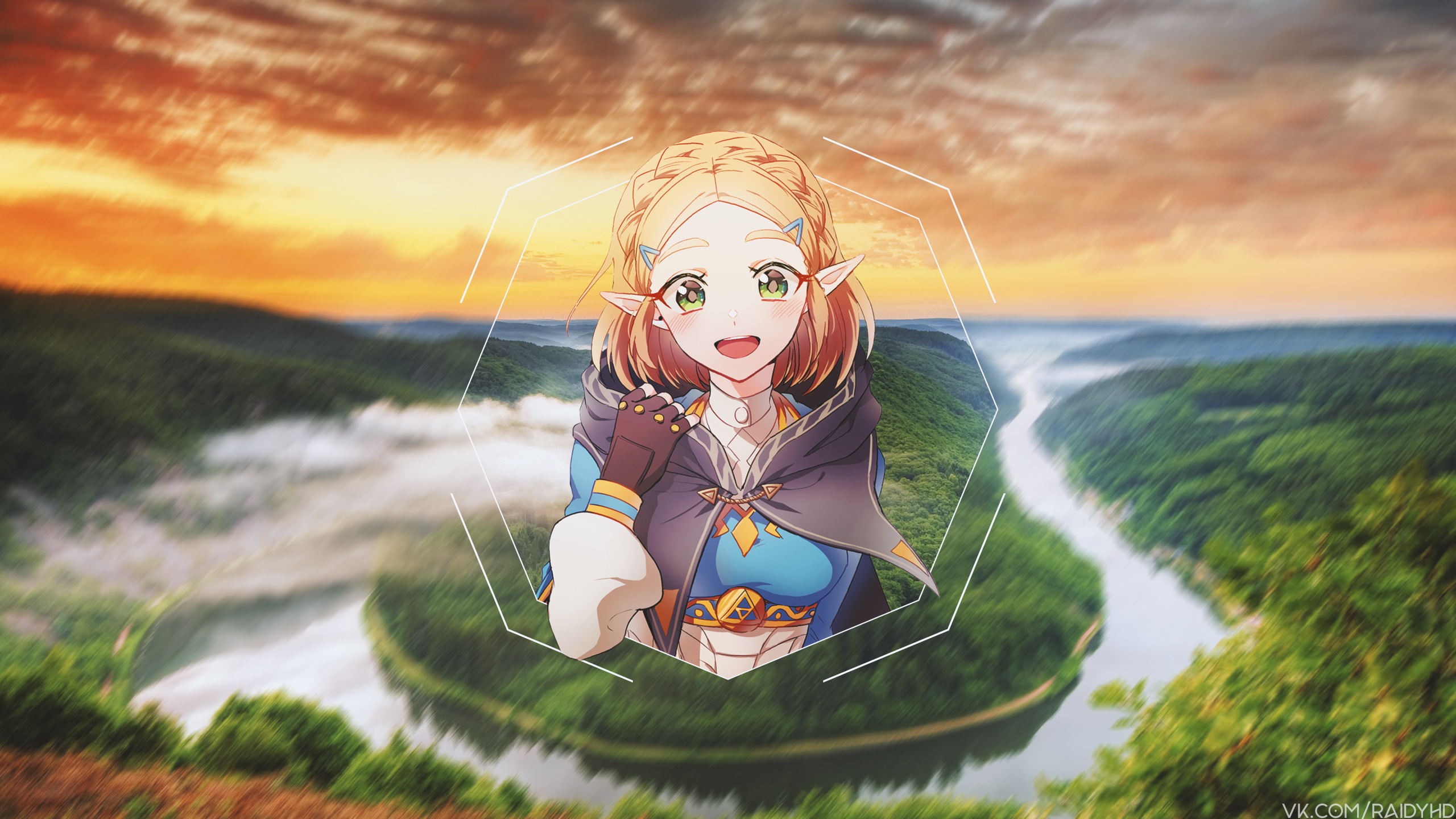 Zelda. Desktop wallpaper. 2560x1440