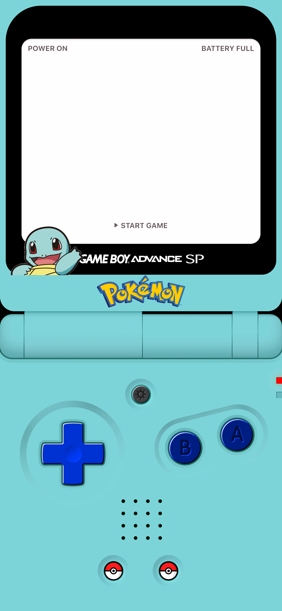 GBA SP Pokemon Background