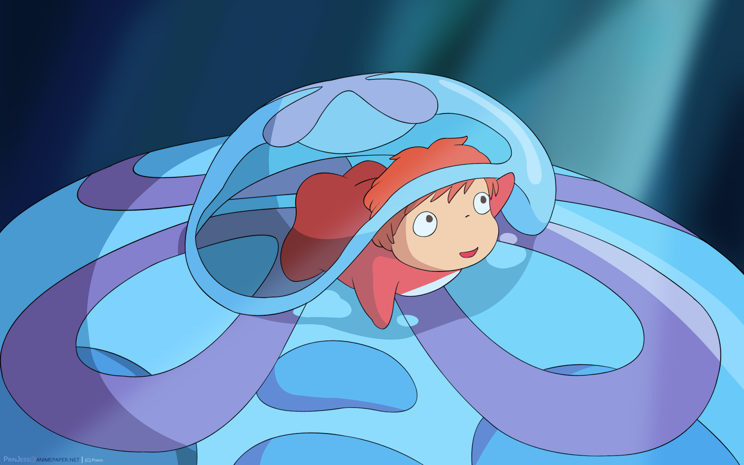 Anime Ponyo 4k Ultra HD Wallpaper