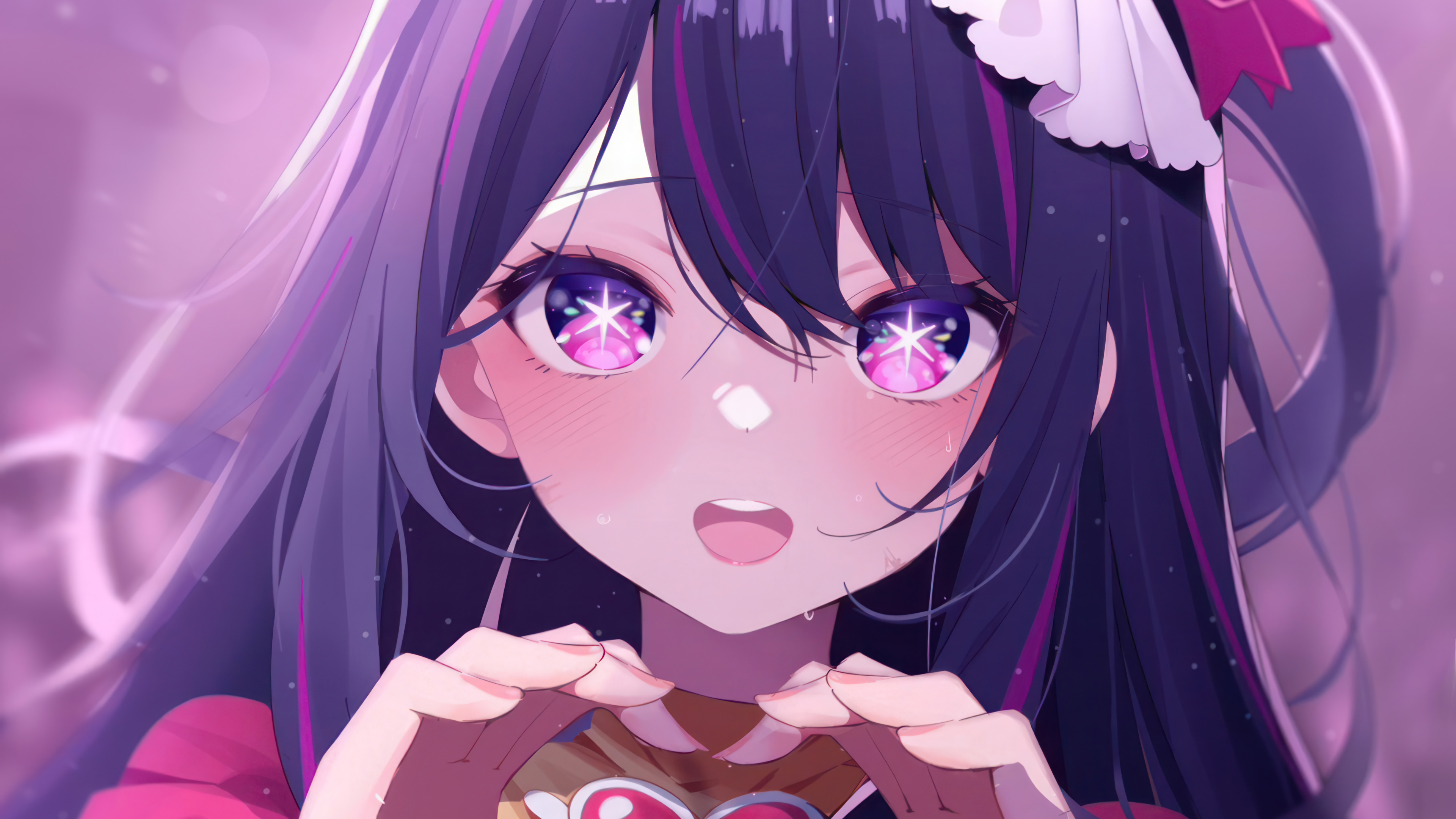 Ai Hoshino Anime Art Wallpaper 4K HD