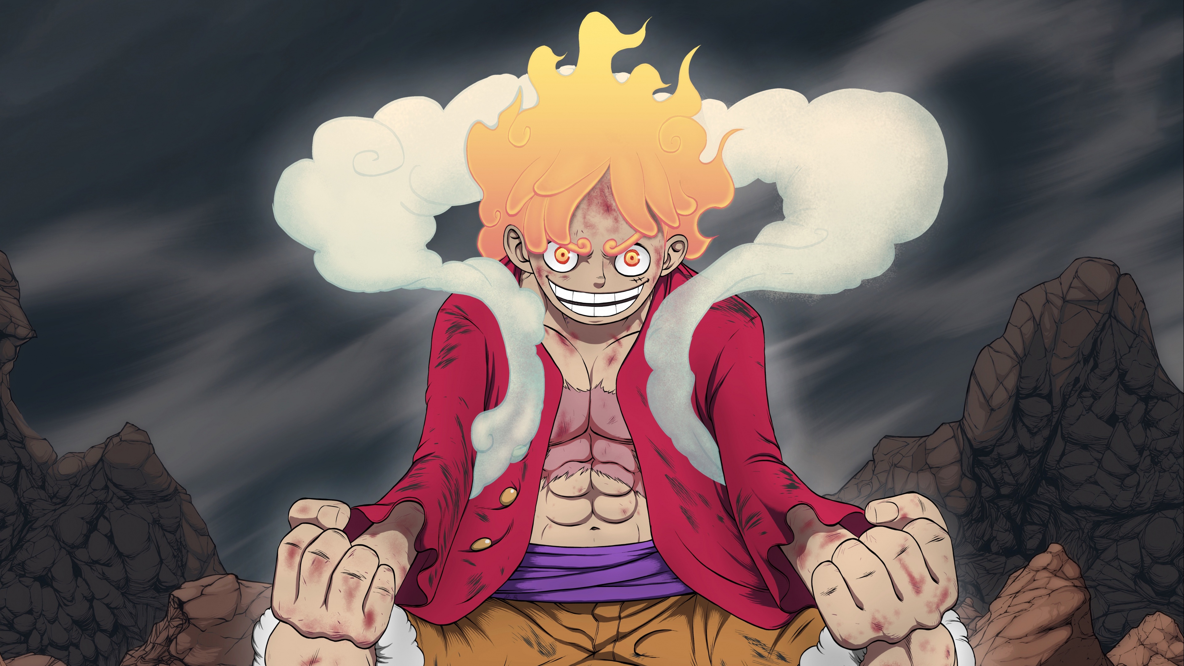 Luffy Wallpaper 4K, 5K, Gear 5, One Piece