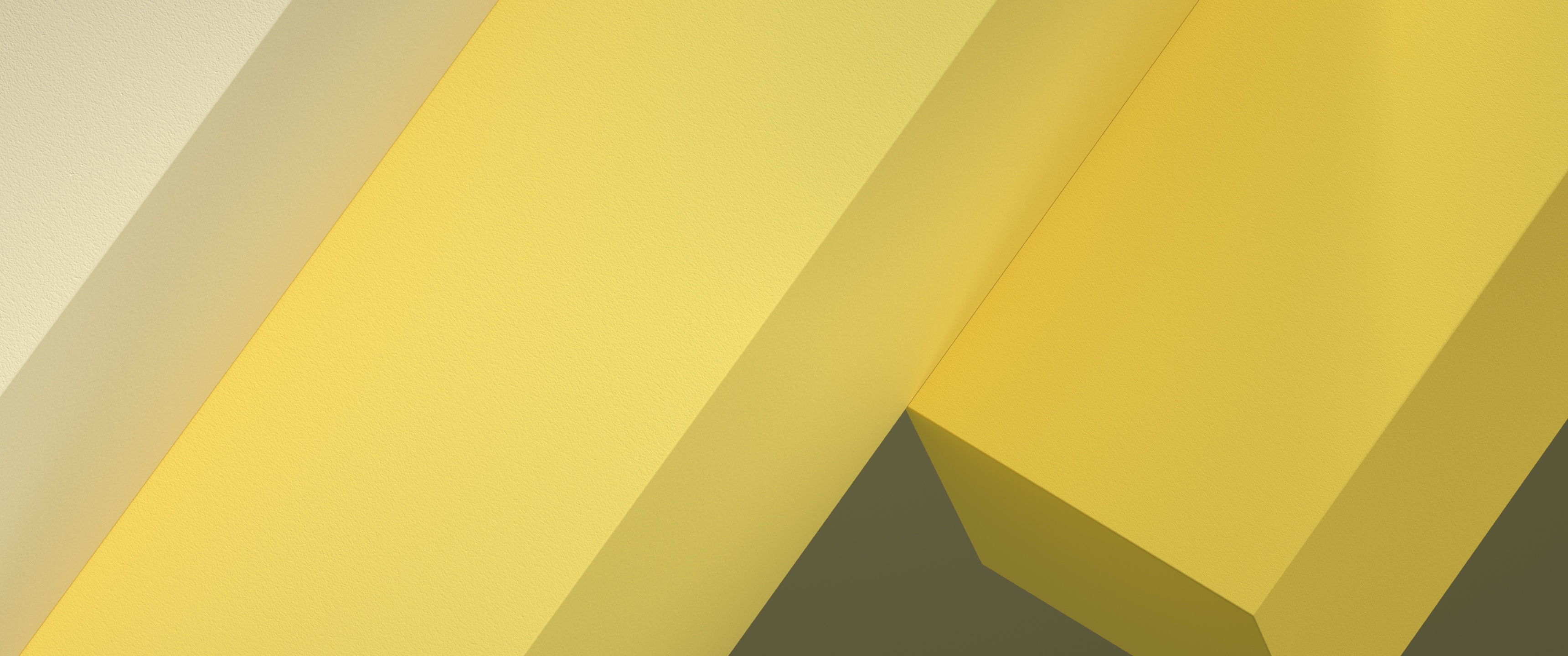 3D Wallpaper 4K, Yellow abstract, Geometric