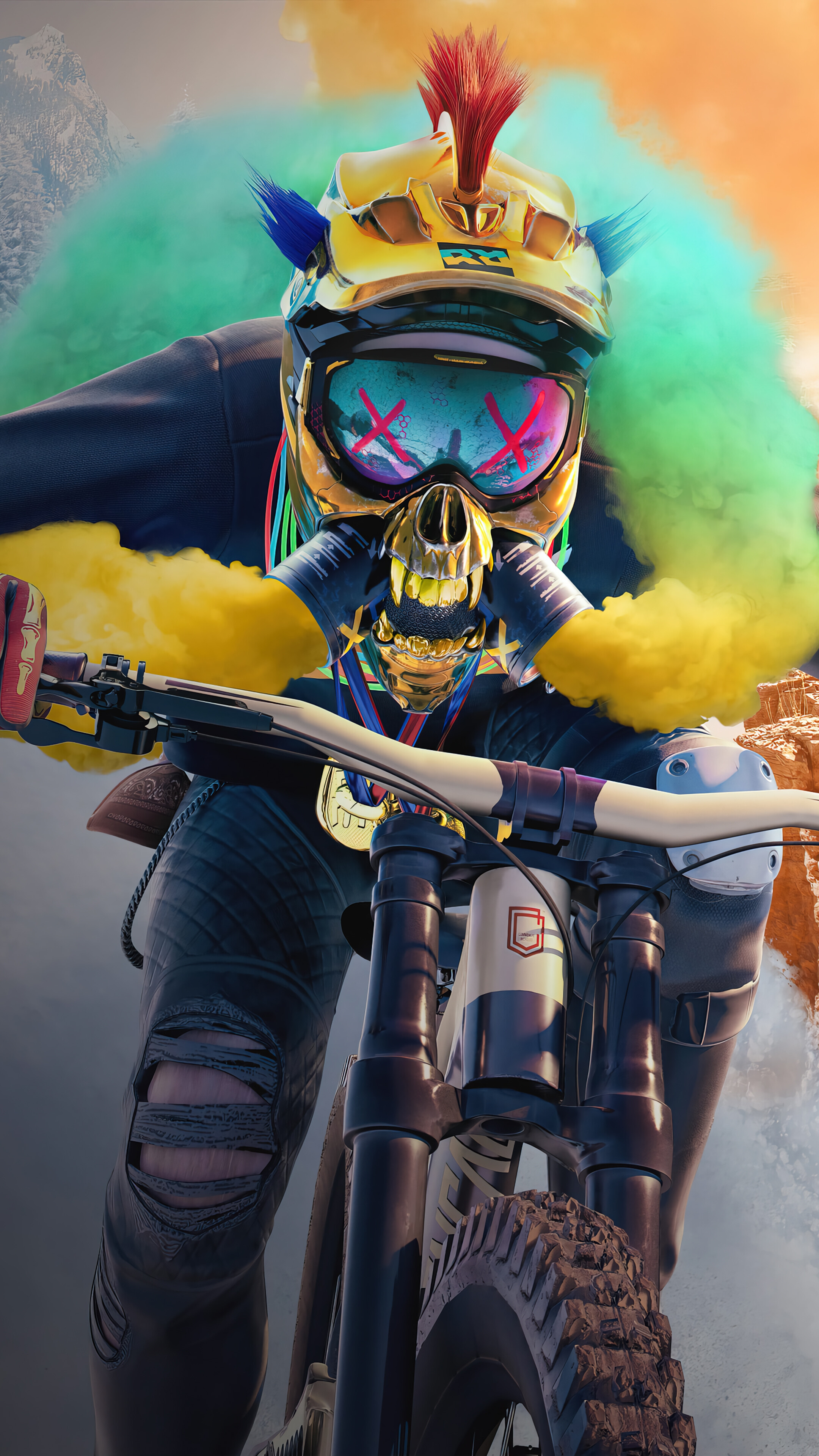 Riders Republic BMX Mountain Bike Wallpaper iPhone Phone 4K e