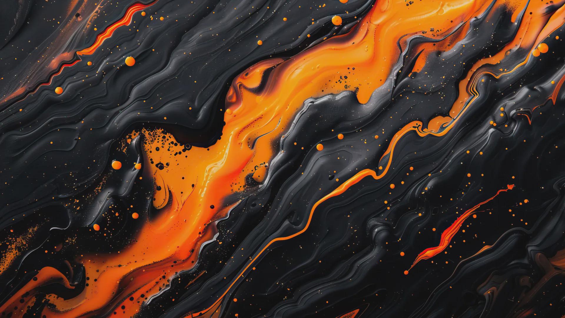 Black Swirls AI 1920x1080