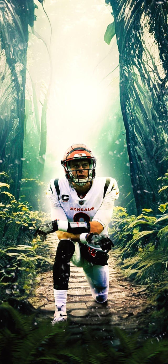 Joe Burrow iPhone wallpaper made