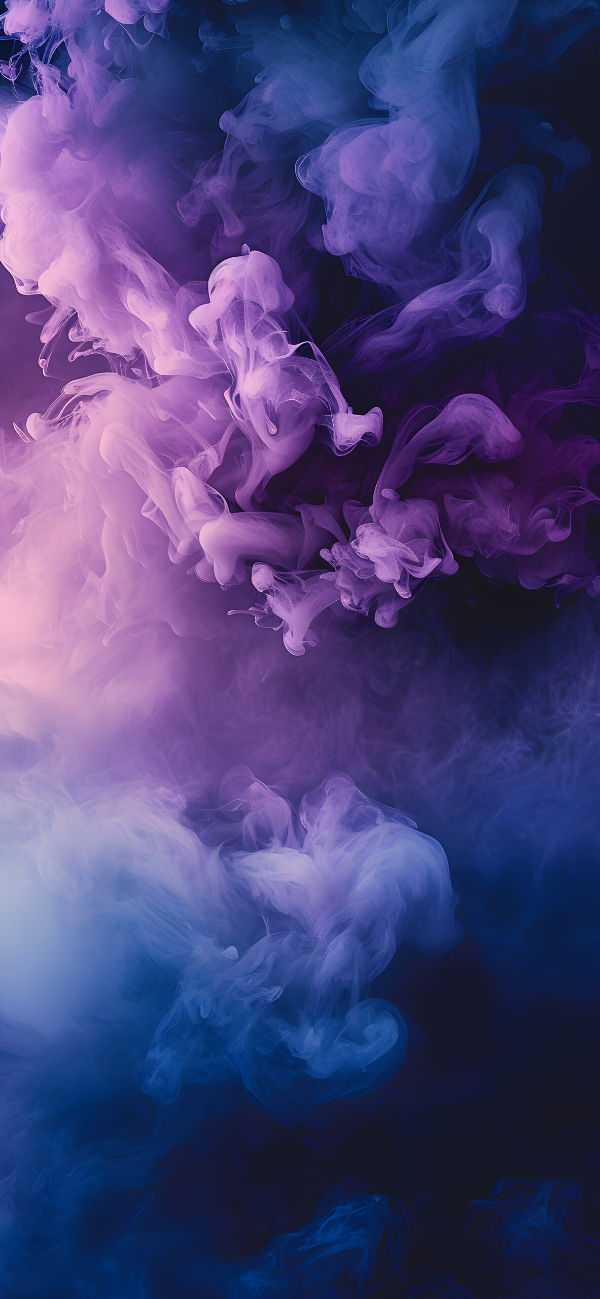 Purple Blue Smoke Wallpaper