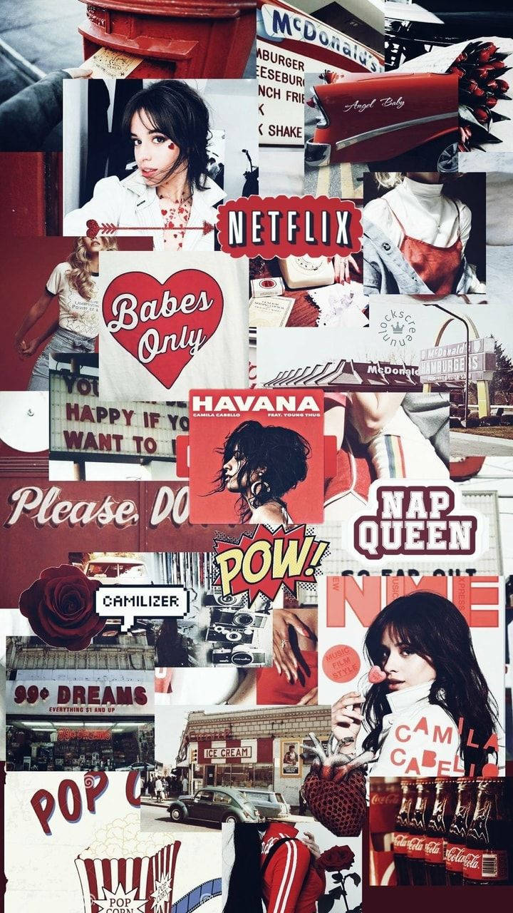 Download Camila Cabello Red Aesthetic