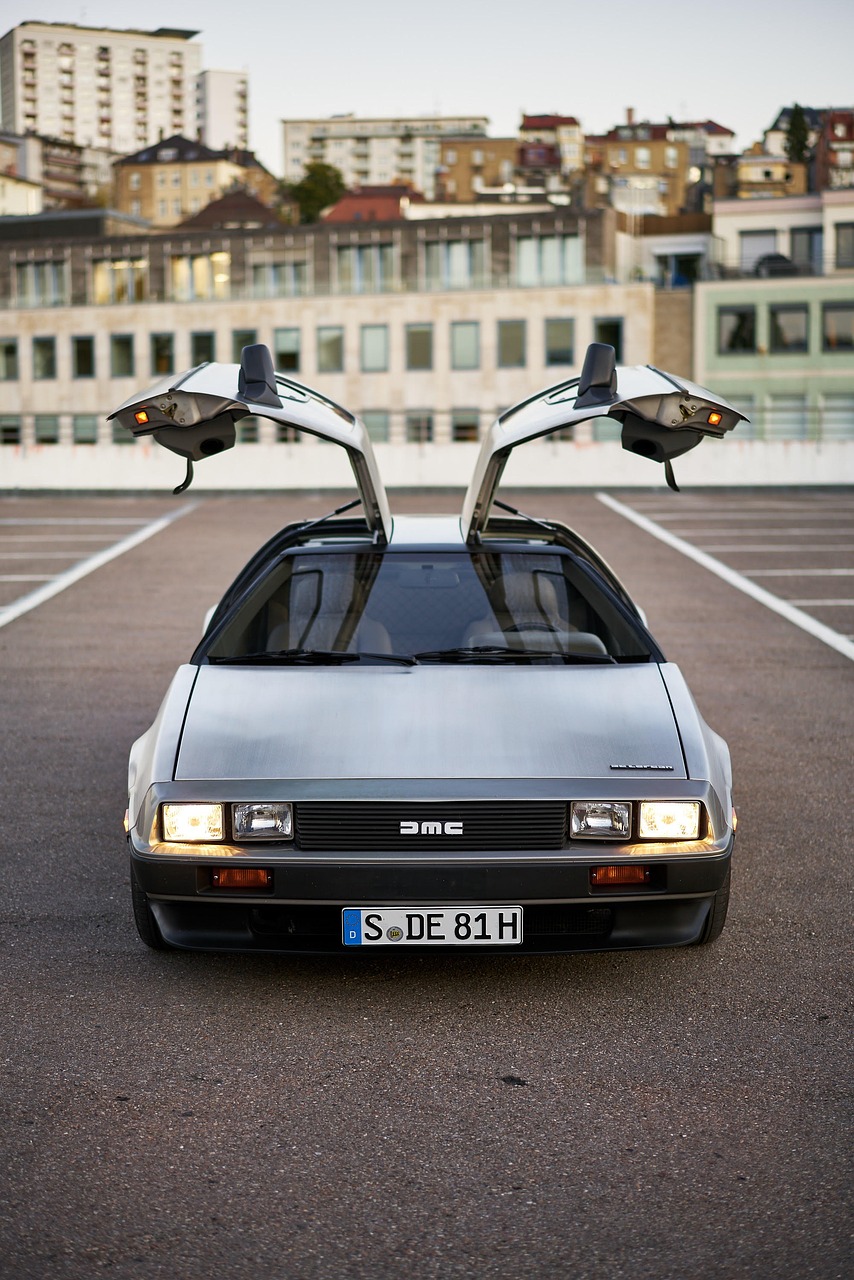 Free Delorean & Car Image