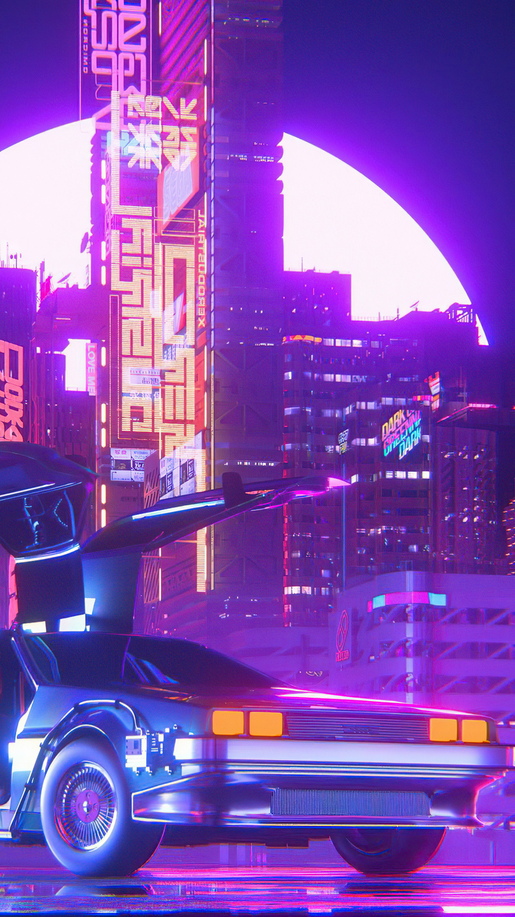 Delorean Dmc 4k iPhone