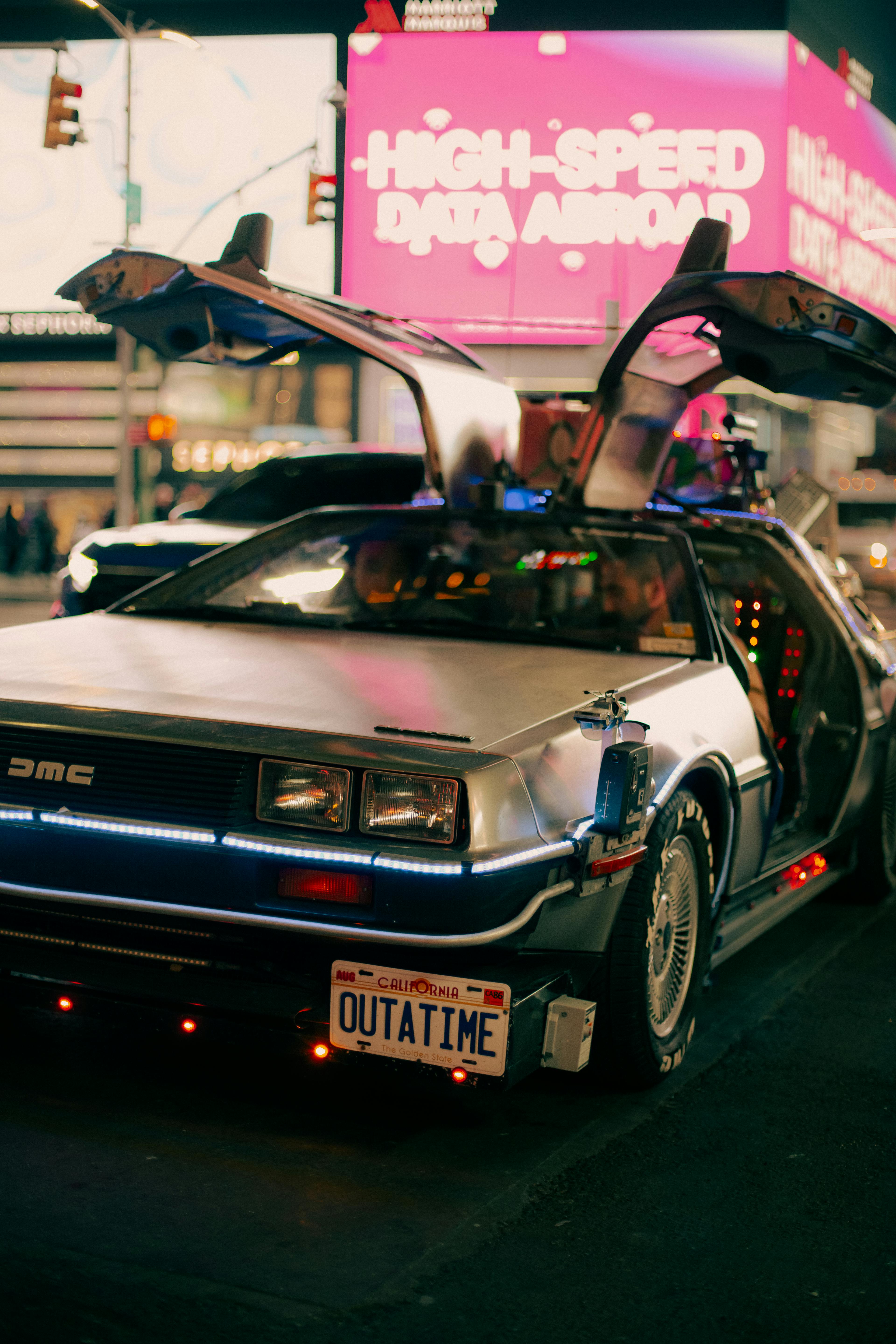 DeLorean DMC with Open Doors · Free
