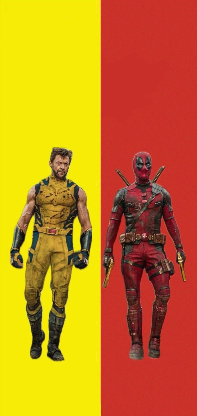 Made a Deadpool and Wolverine wallpaper