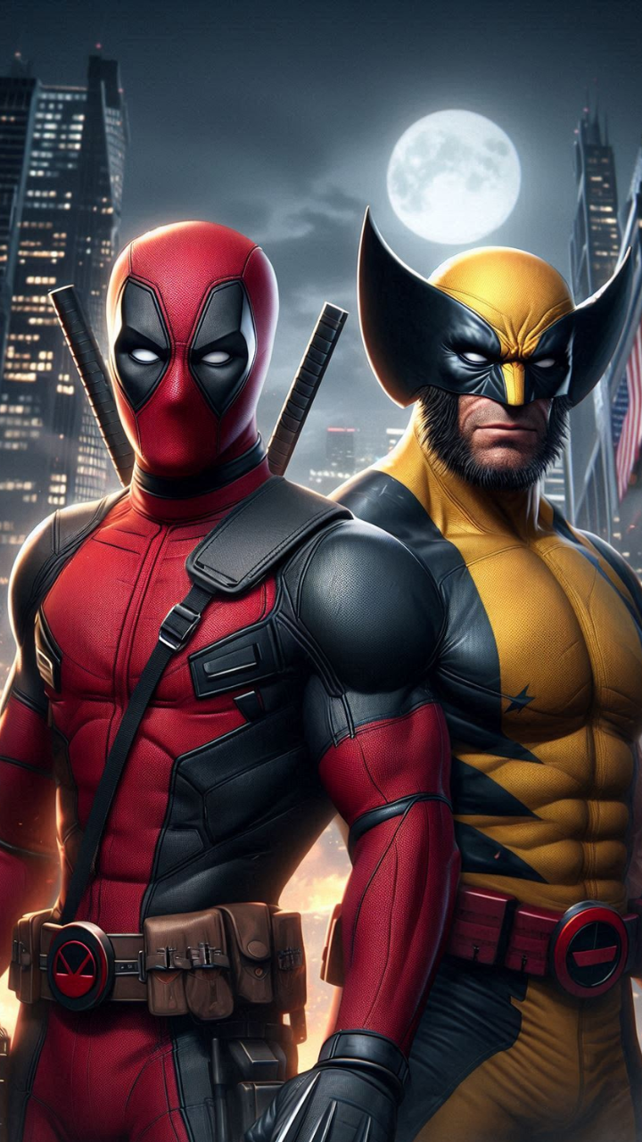 Dynamic Deadpool & Wolverine Wallpaper