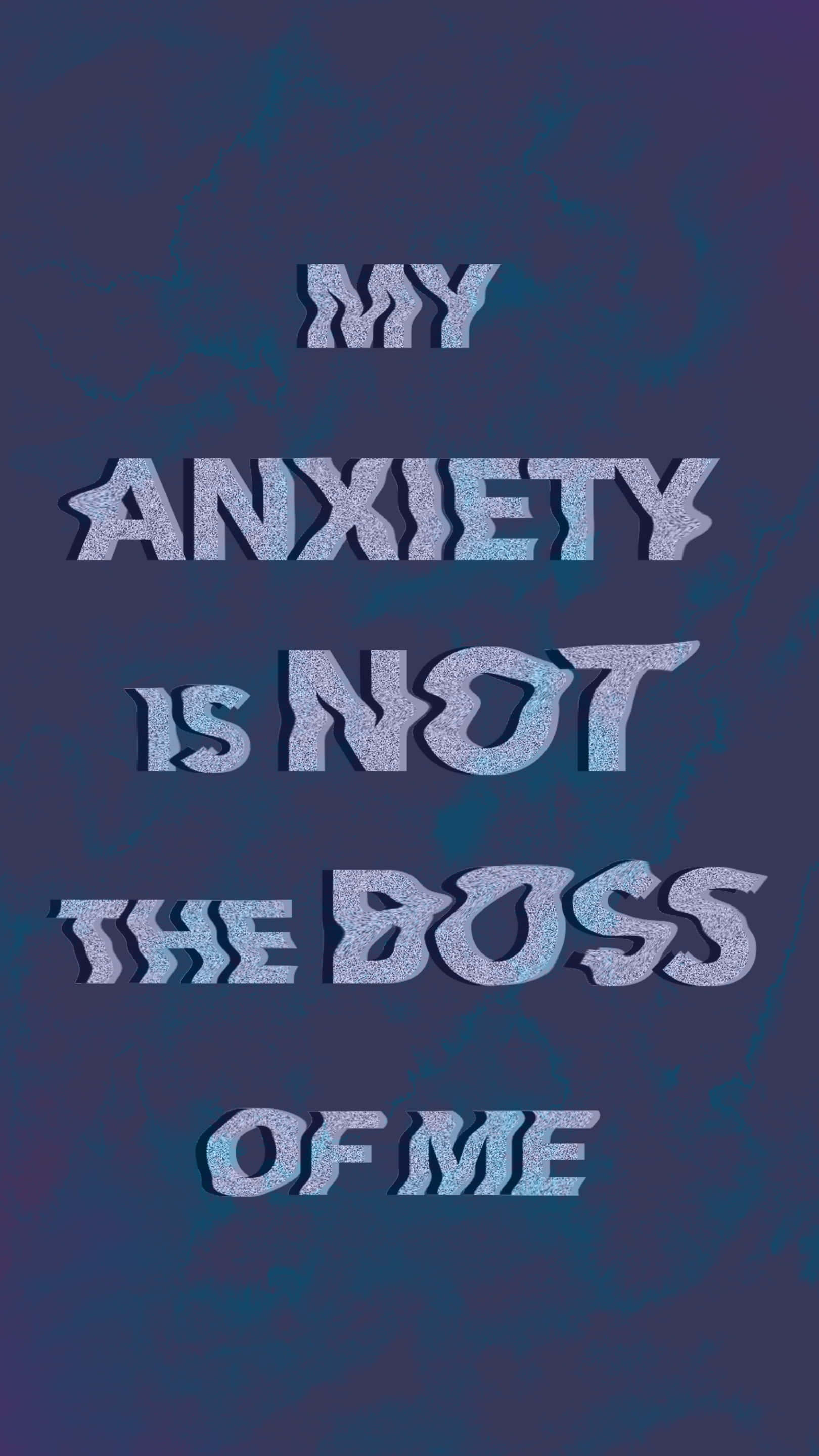 Anxiety iPhone Wallpaper
