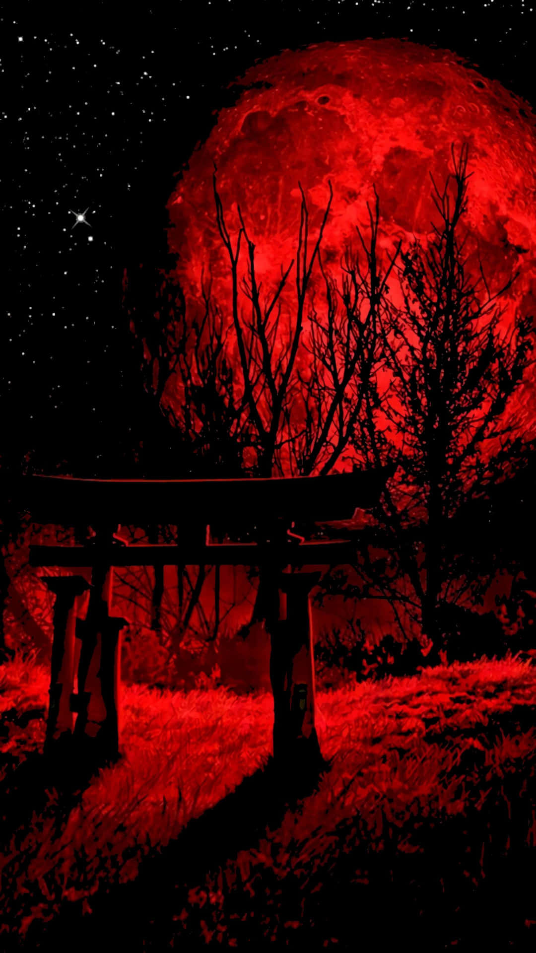 Red Moon Wallpaper