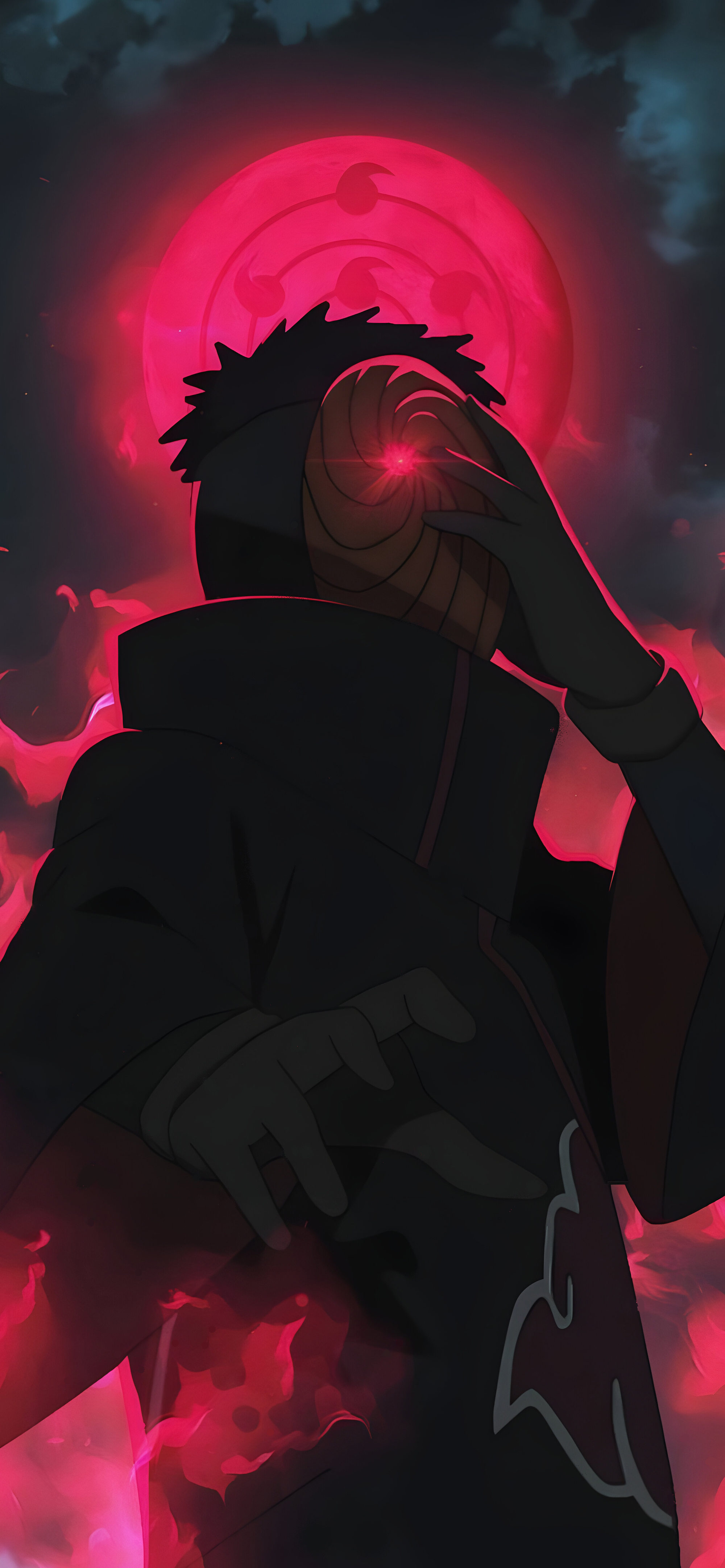 Obito Uchiha Red Moon Wallpaper