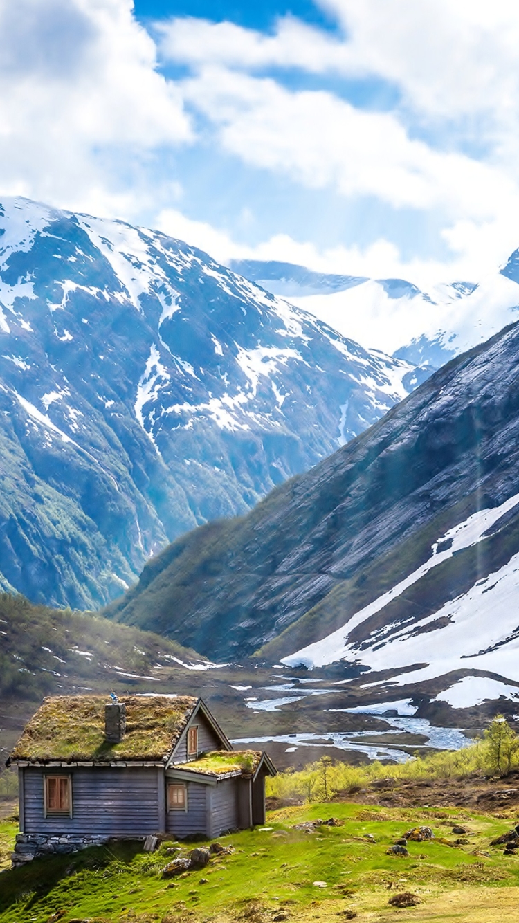 Cabin Phone Wallpaper