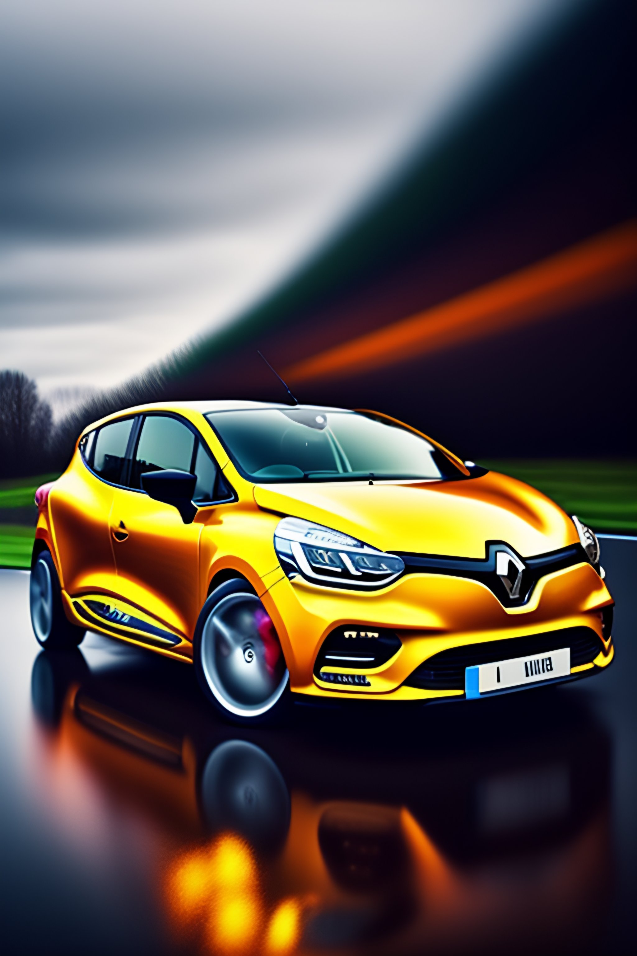 Renault clio rainy day widescreen