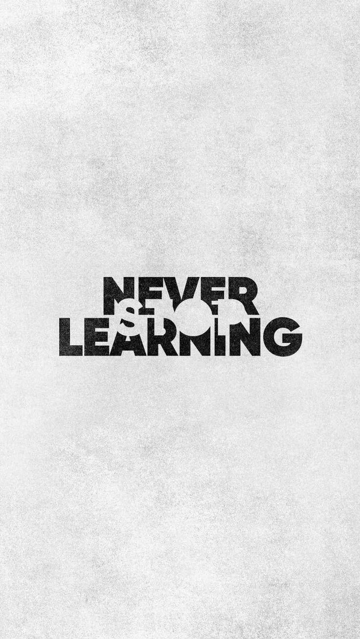 Learning Quote Wallpaper