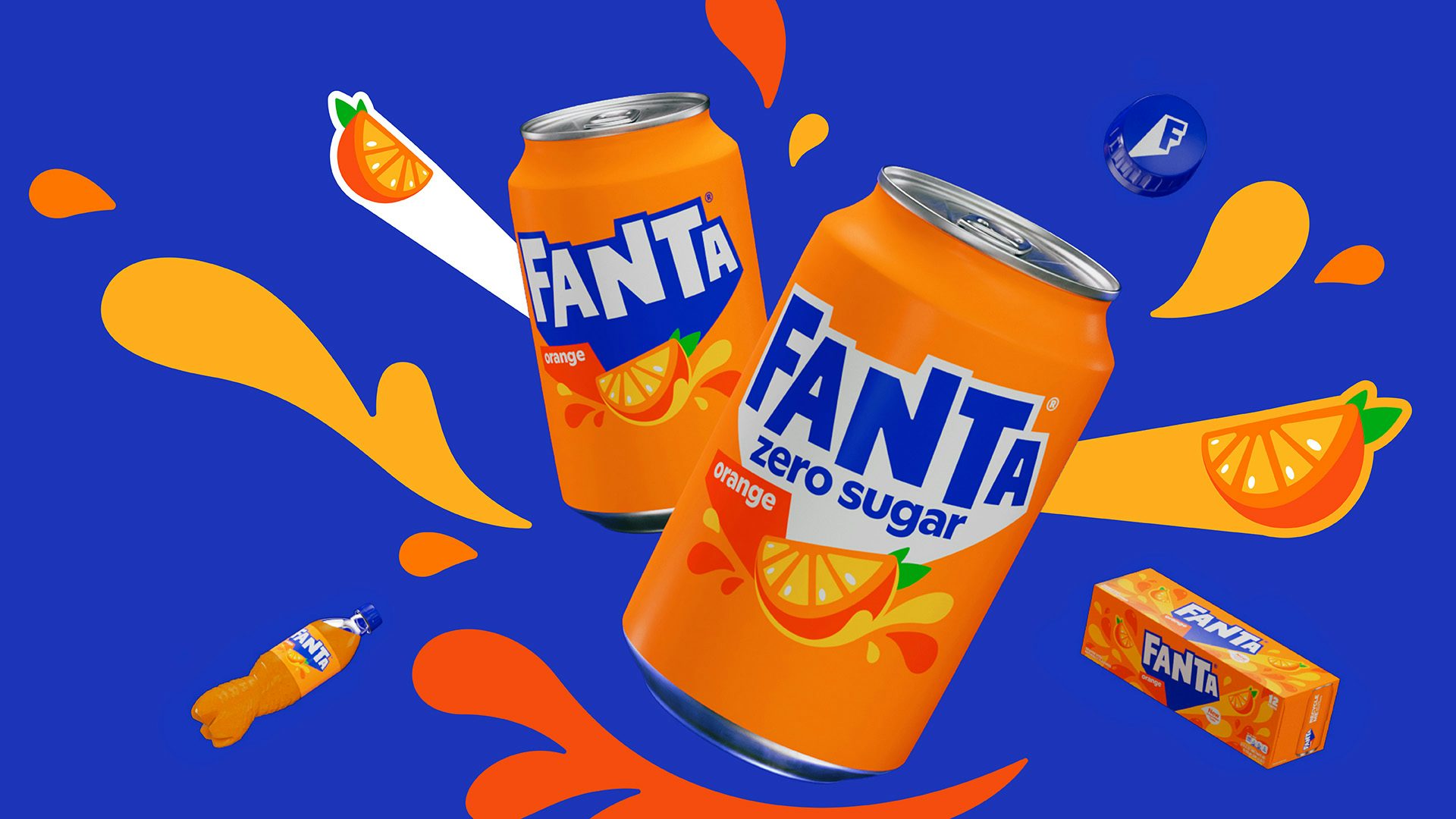 Fanta unveils bubbly global brand identity