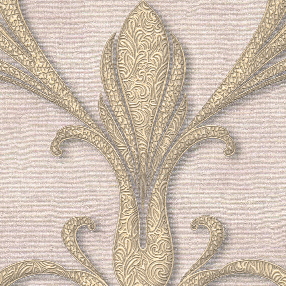 Filigree ornament wallpaper