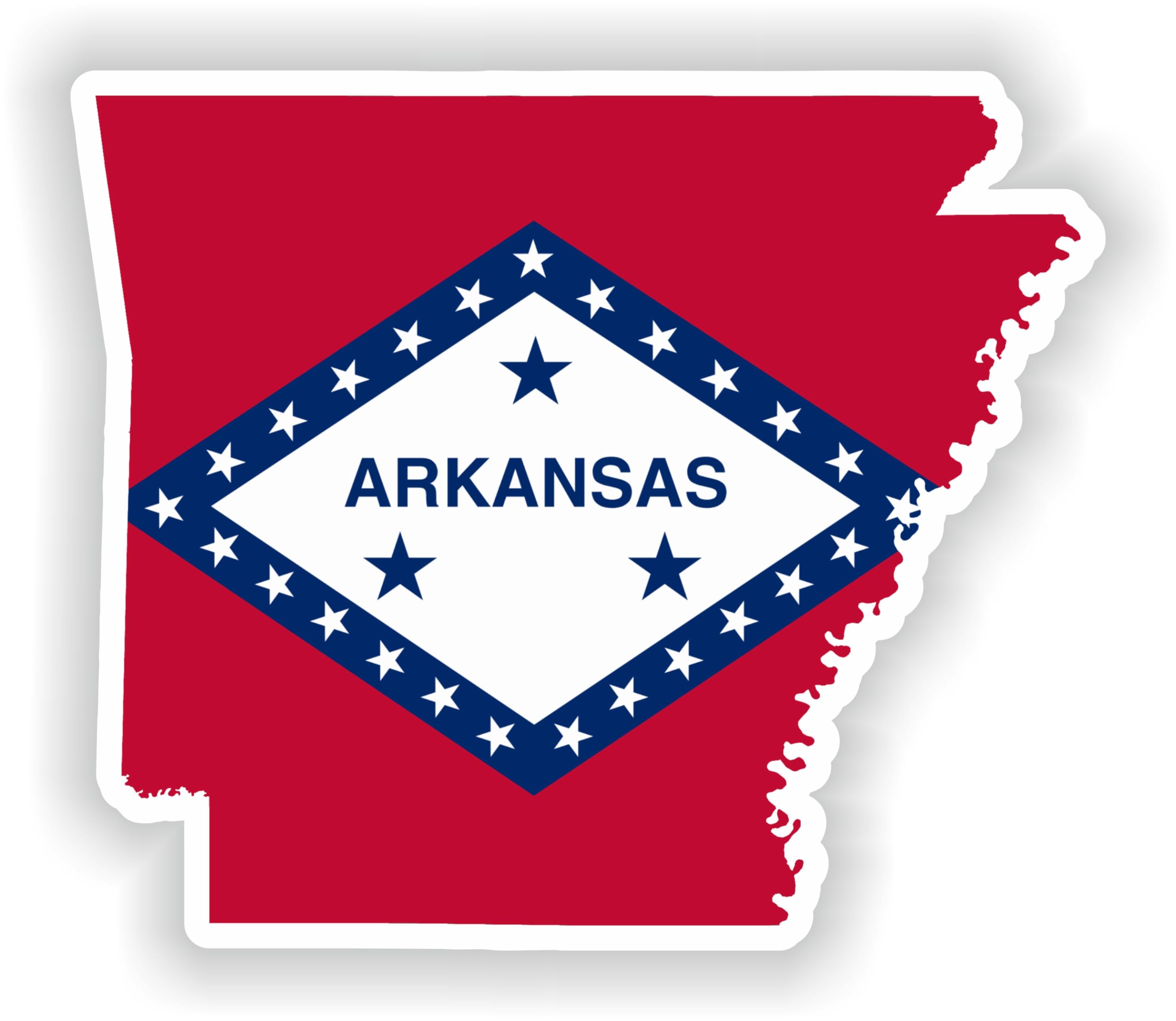 Amazon.com Arkansas Map Flag