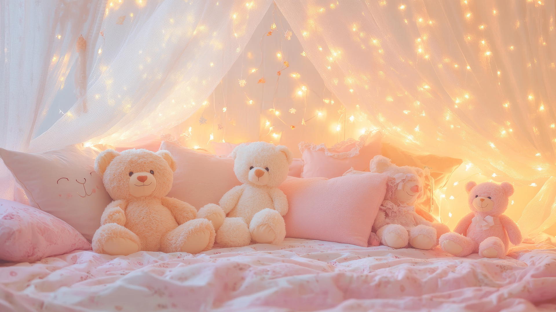 4K HD Wallpaper: plush pillows