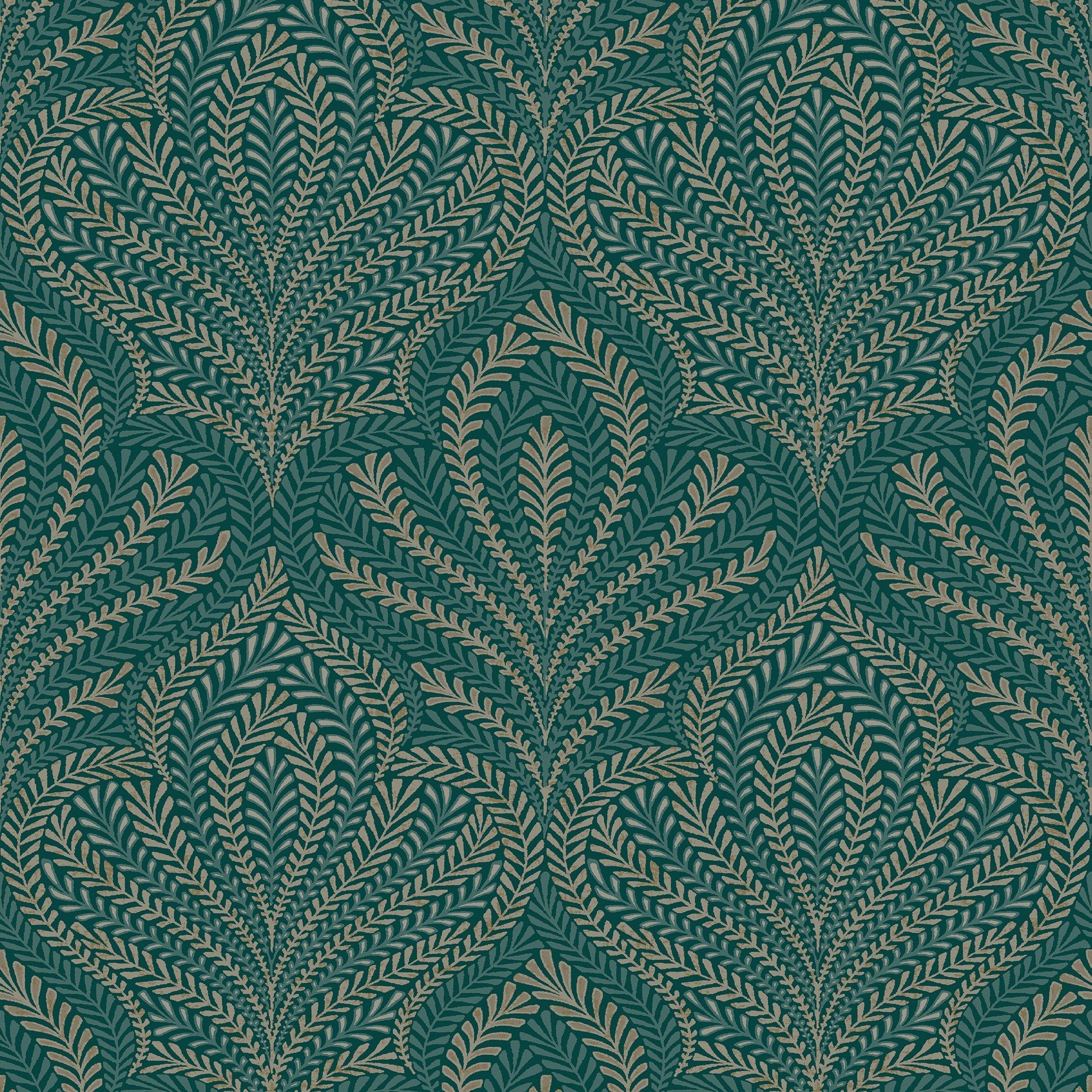 SAMPLE Dark Teal Filigree