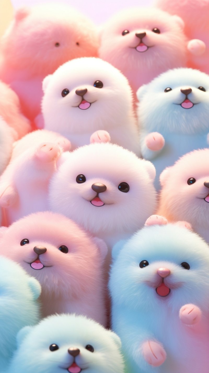 Pink Otter Plush Image. Free Photo