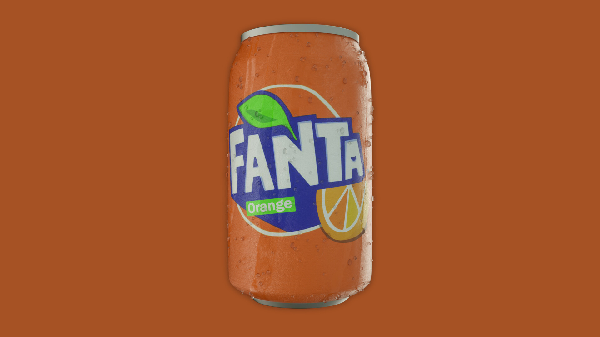 Reso Media Orange 3D Render