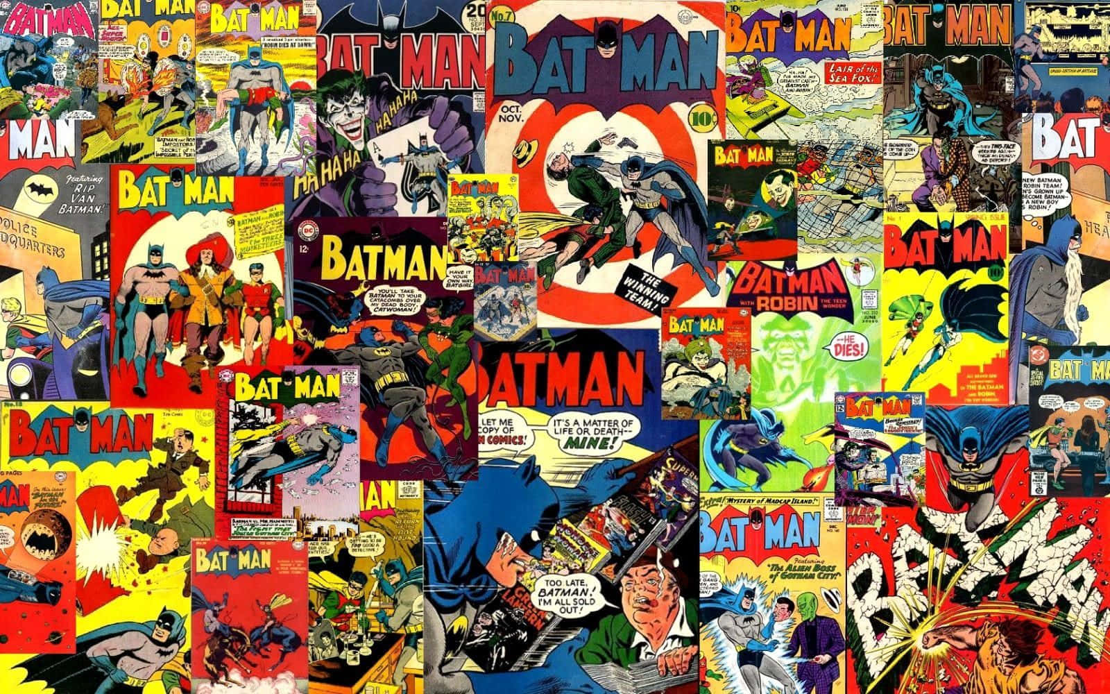 Robin Superhero Collage Wallpaper