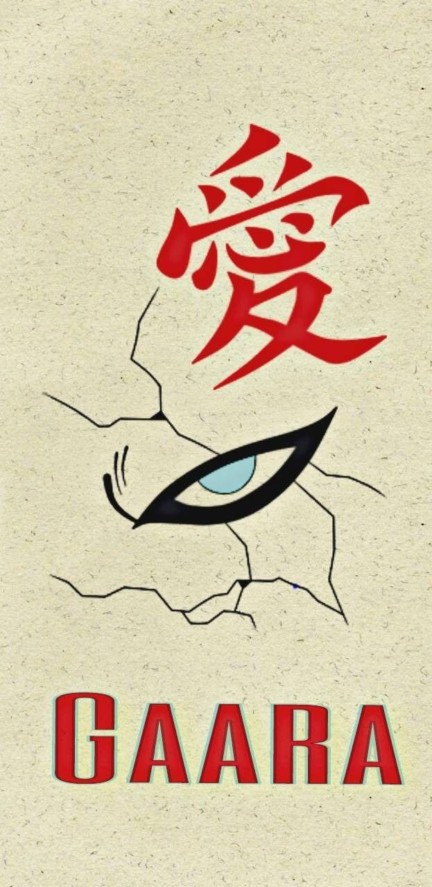 Gaara Symbol Wallpapers - Wallpaper Cave, image size:623x1280