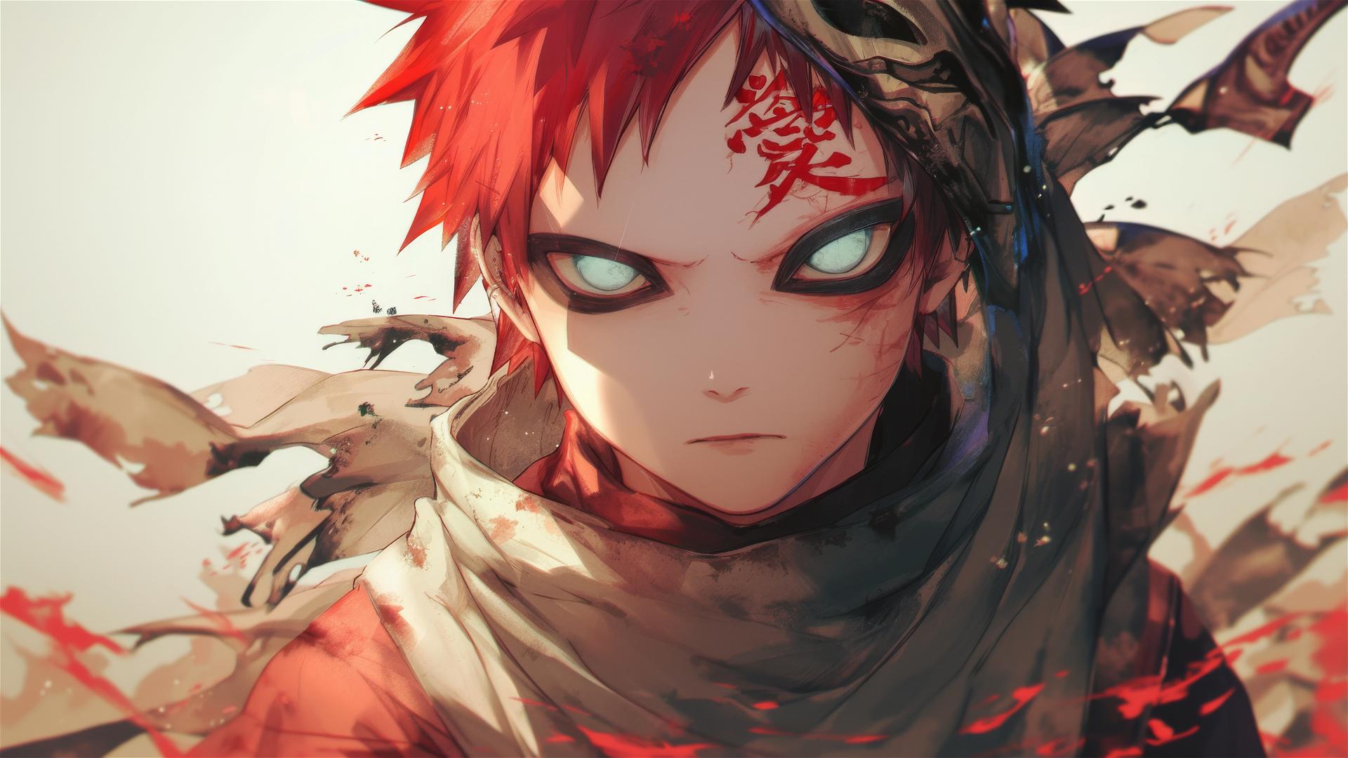 4K HD Wallpaper: Gaara love symbol tattoo