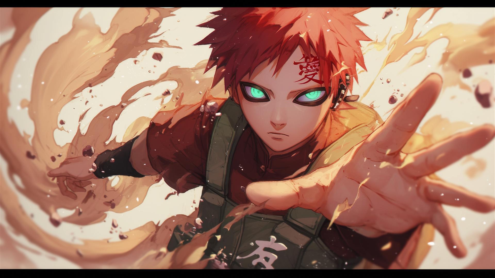 4K HD Wallpaper: Gaara love symbol tattoo