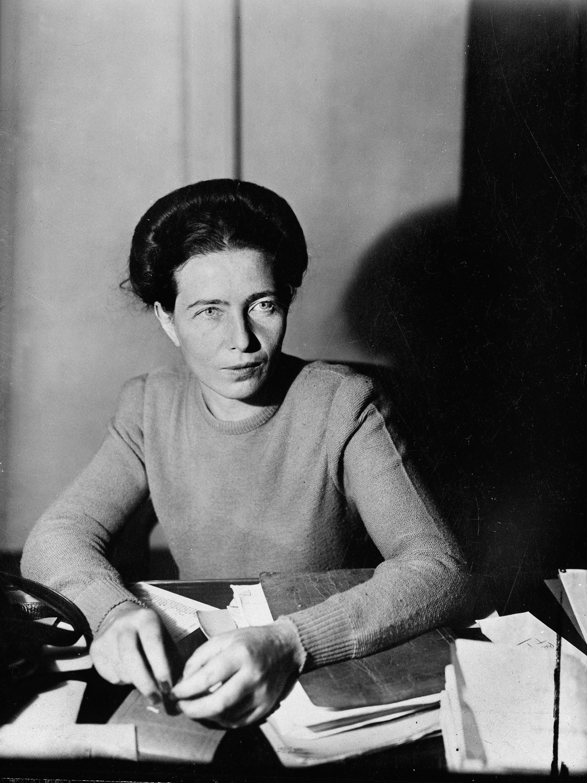 Simone de Beauvoir Visits New York