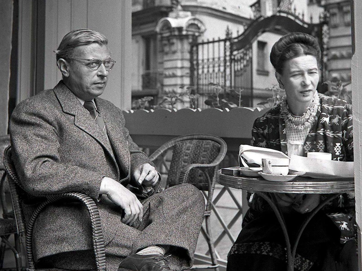 Jean Paul Sartre And Simone De Beauvoir