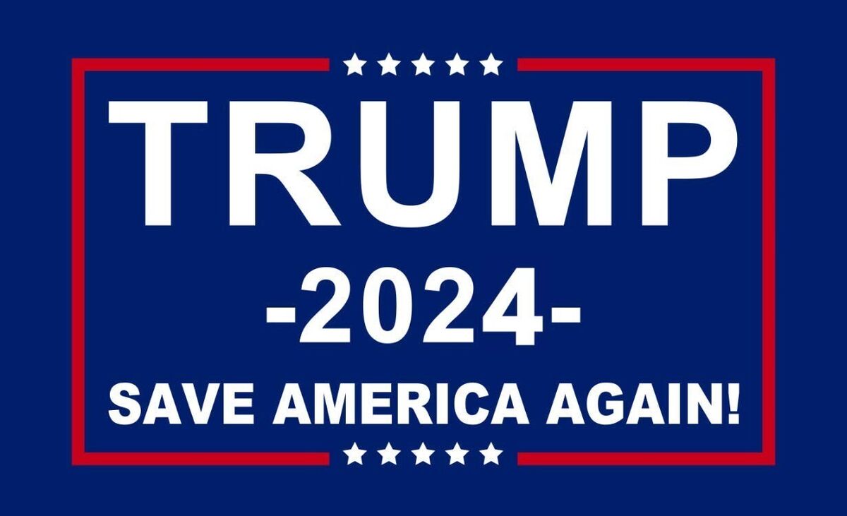 Trump 2024 Save America Again Die Cut
