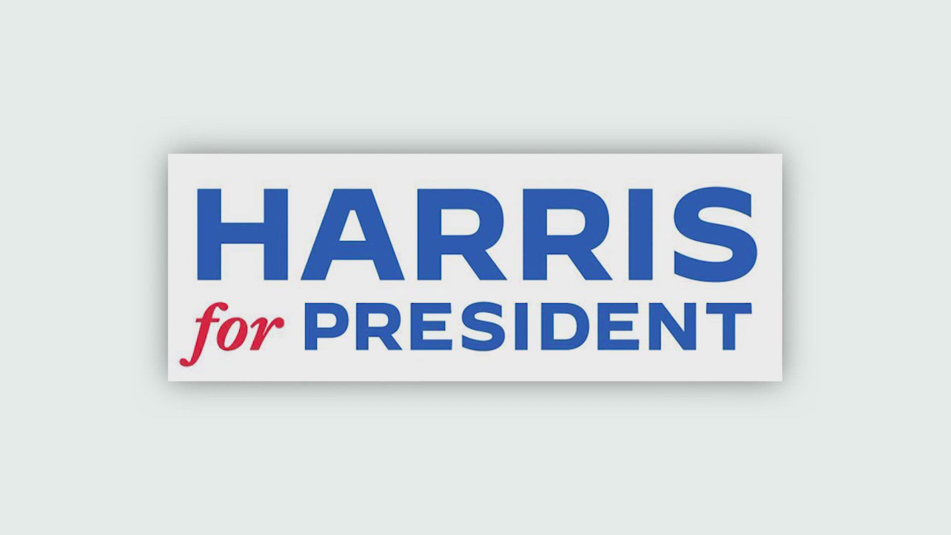 Kamala Harris debuts new logo for 2024