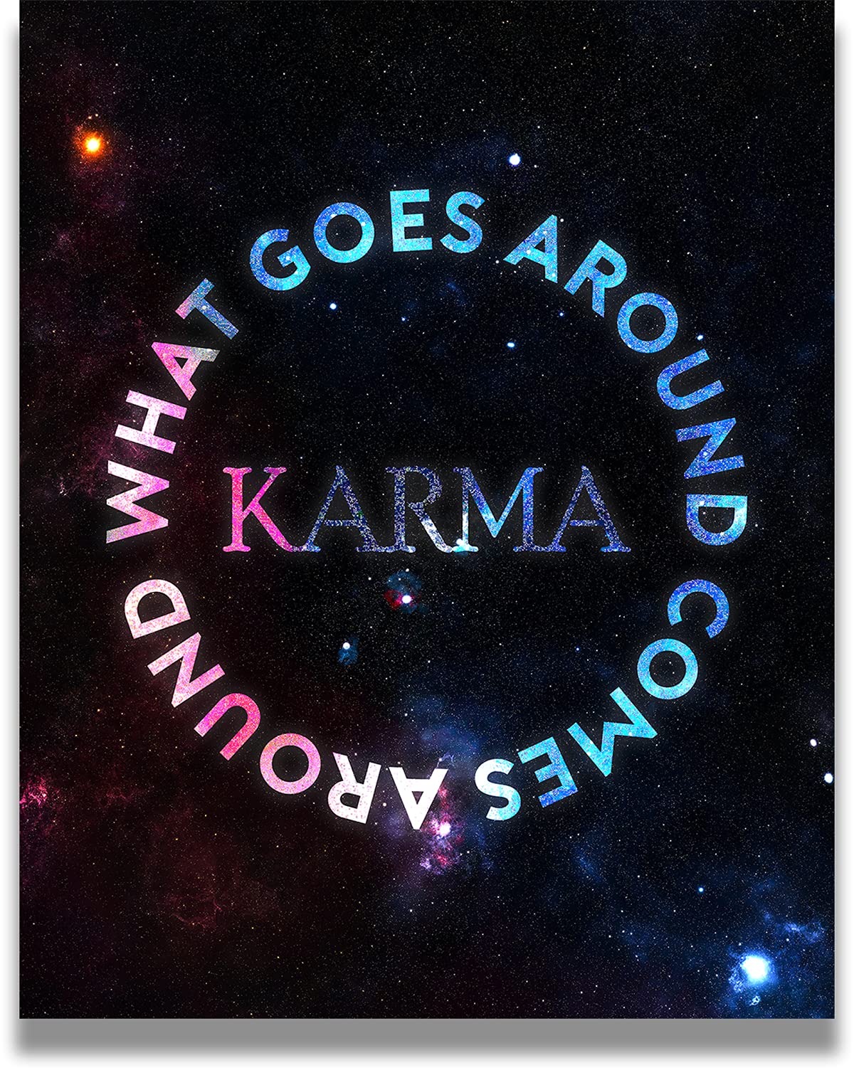 Beautiful Karma Wall Art Decor Print