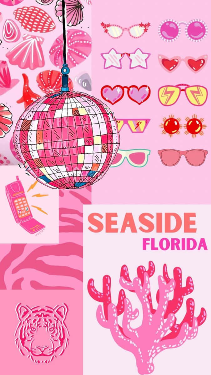 Download Preppy Pink Seaside Florida