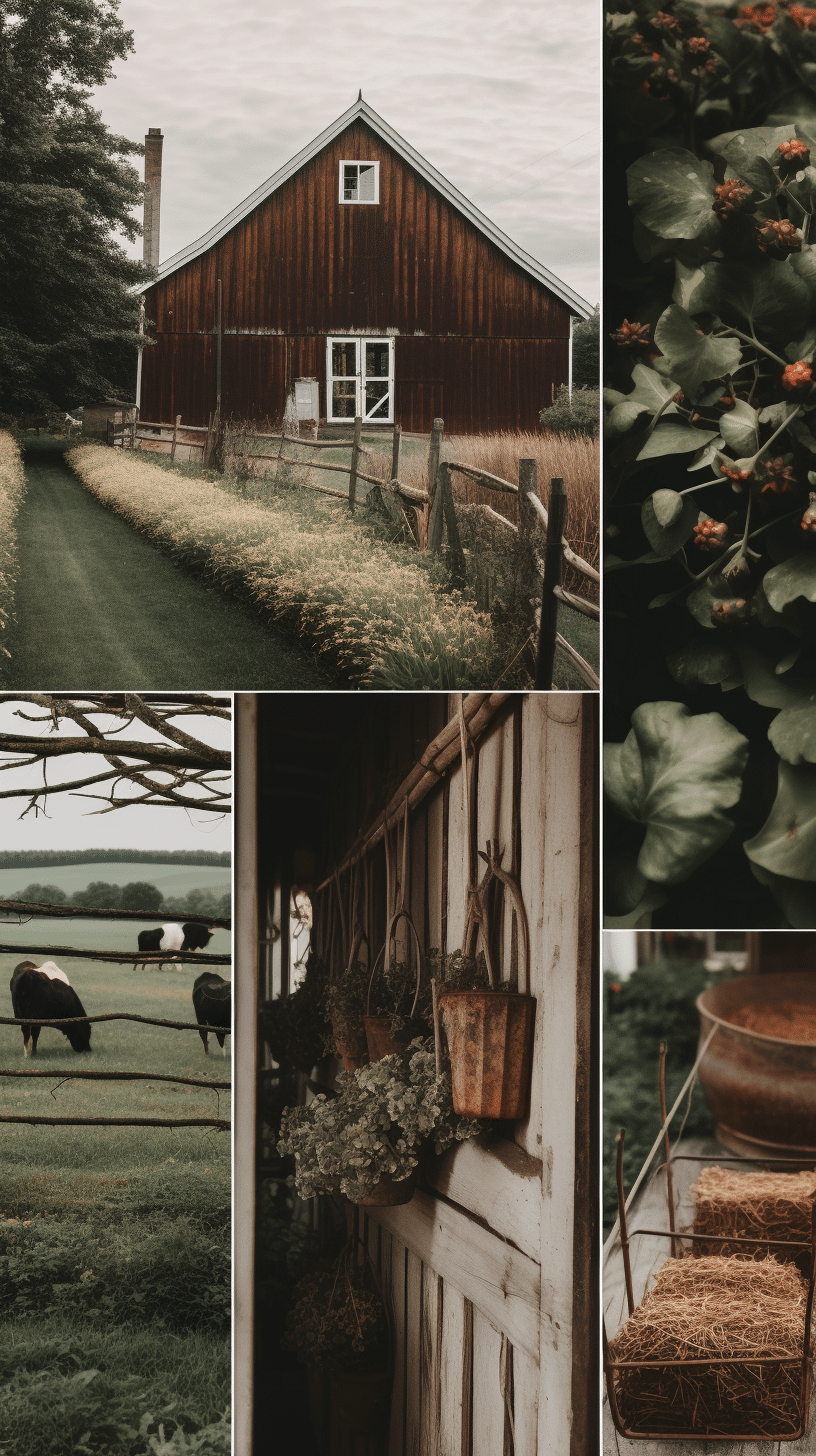 Aesthetic Farm Collage