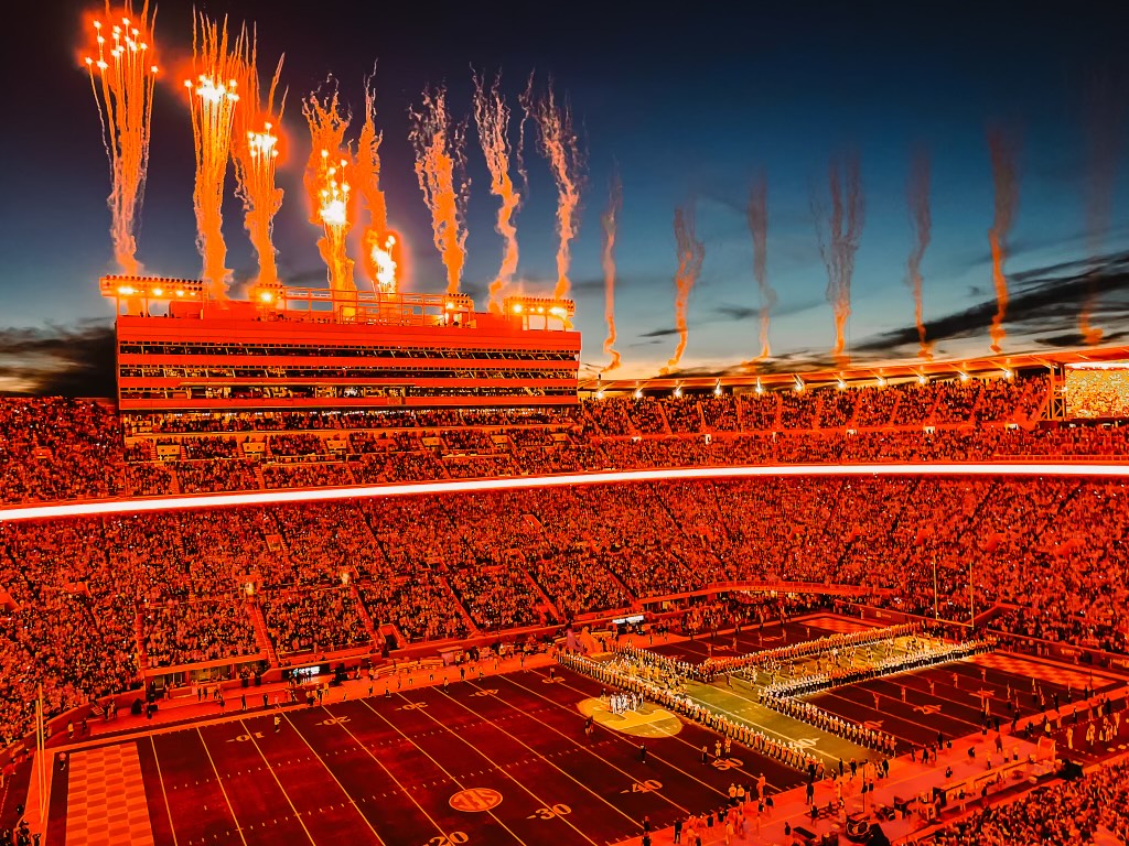 Neyland Stadium. Shield Watkins Field