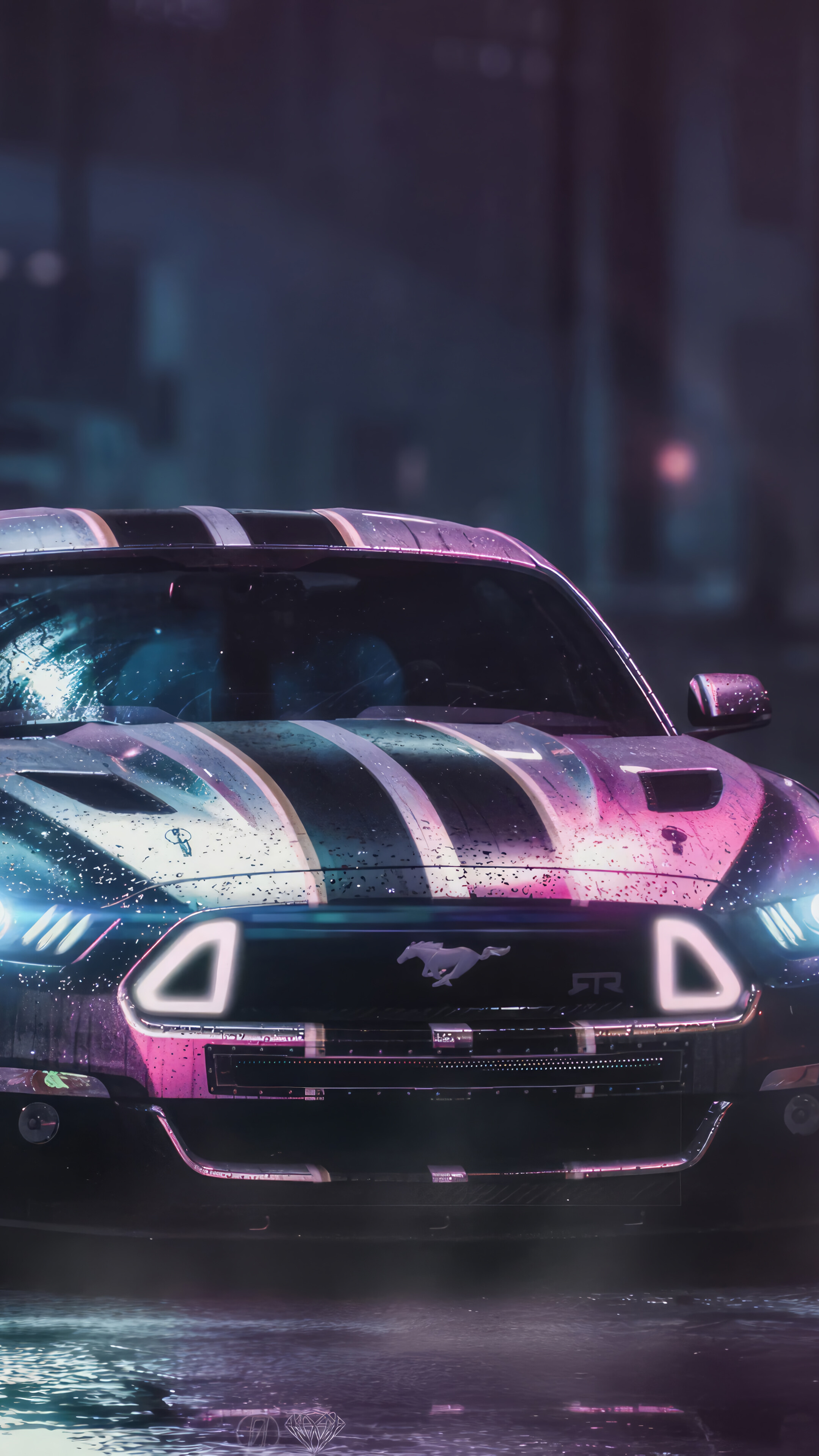 Ford Mustang GTR Sports Car 4K