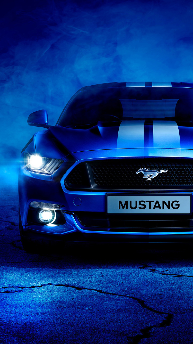 Blue Ford Mustang iPhone 6