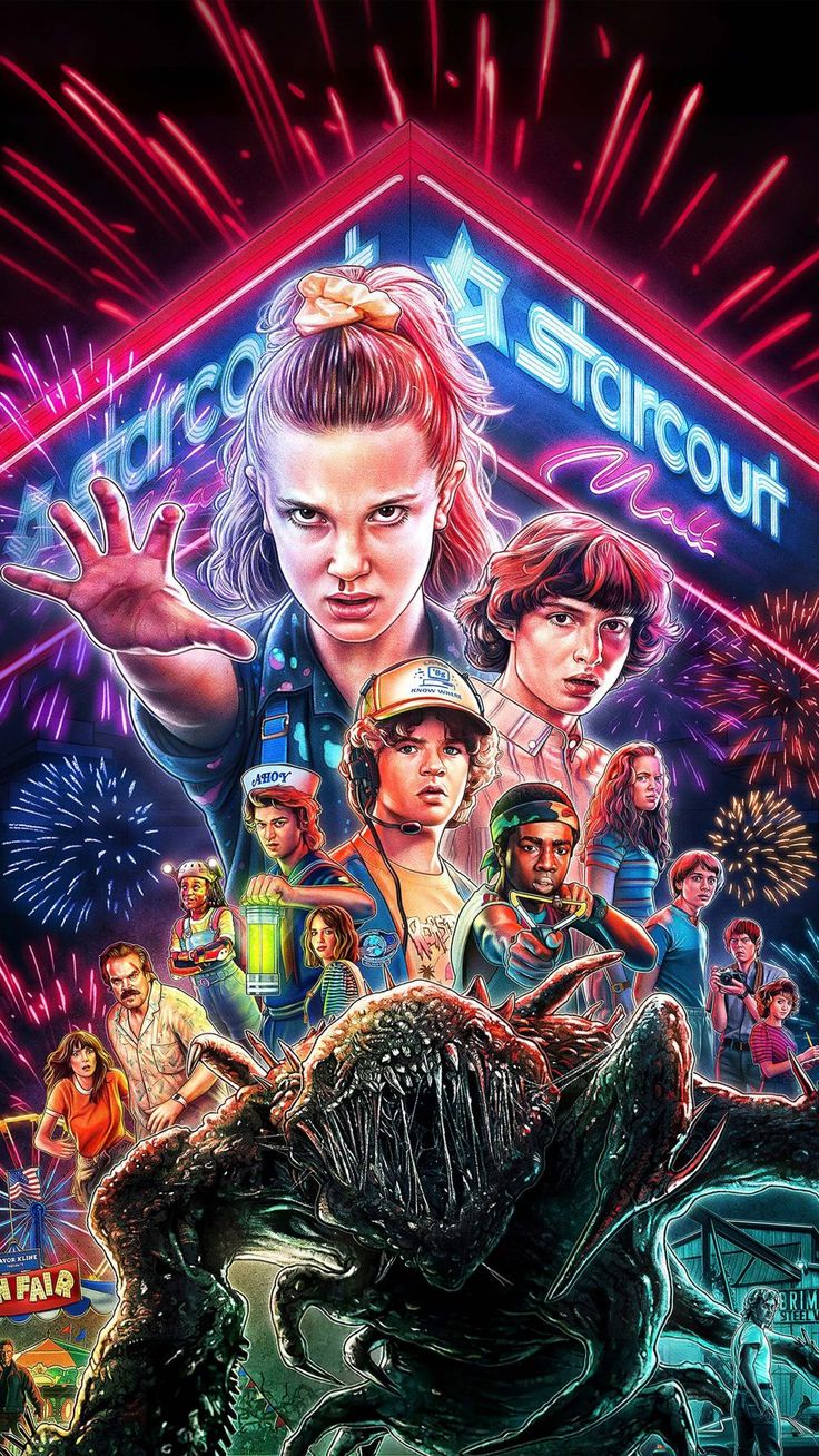 Stranger Things Season 3 Artwork 4K