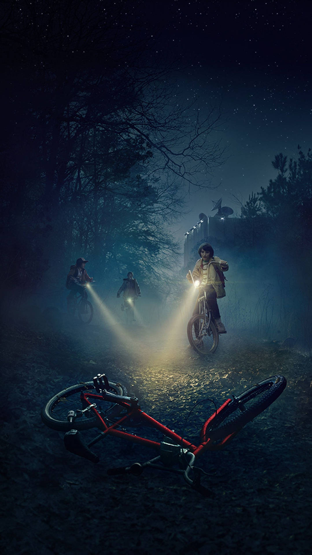 Bike Stranger Things Phone Wallpaper