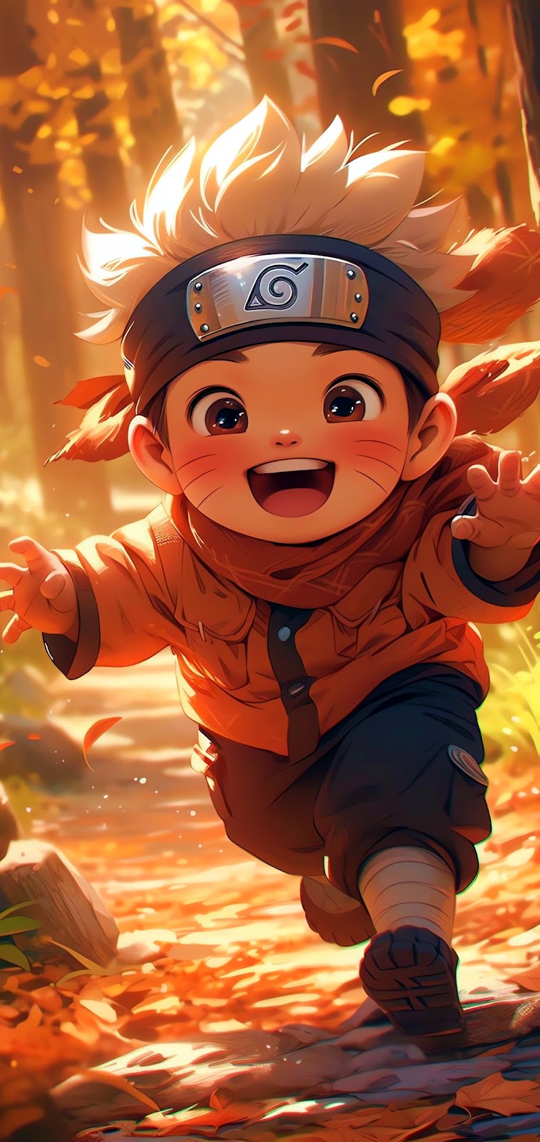 Naruto's Determination: Phone Wallpaper