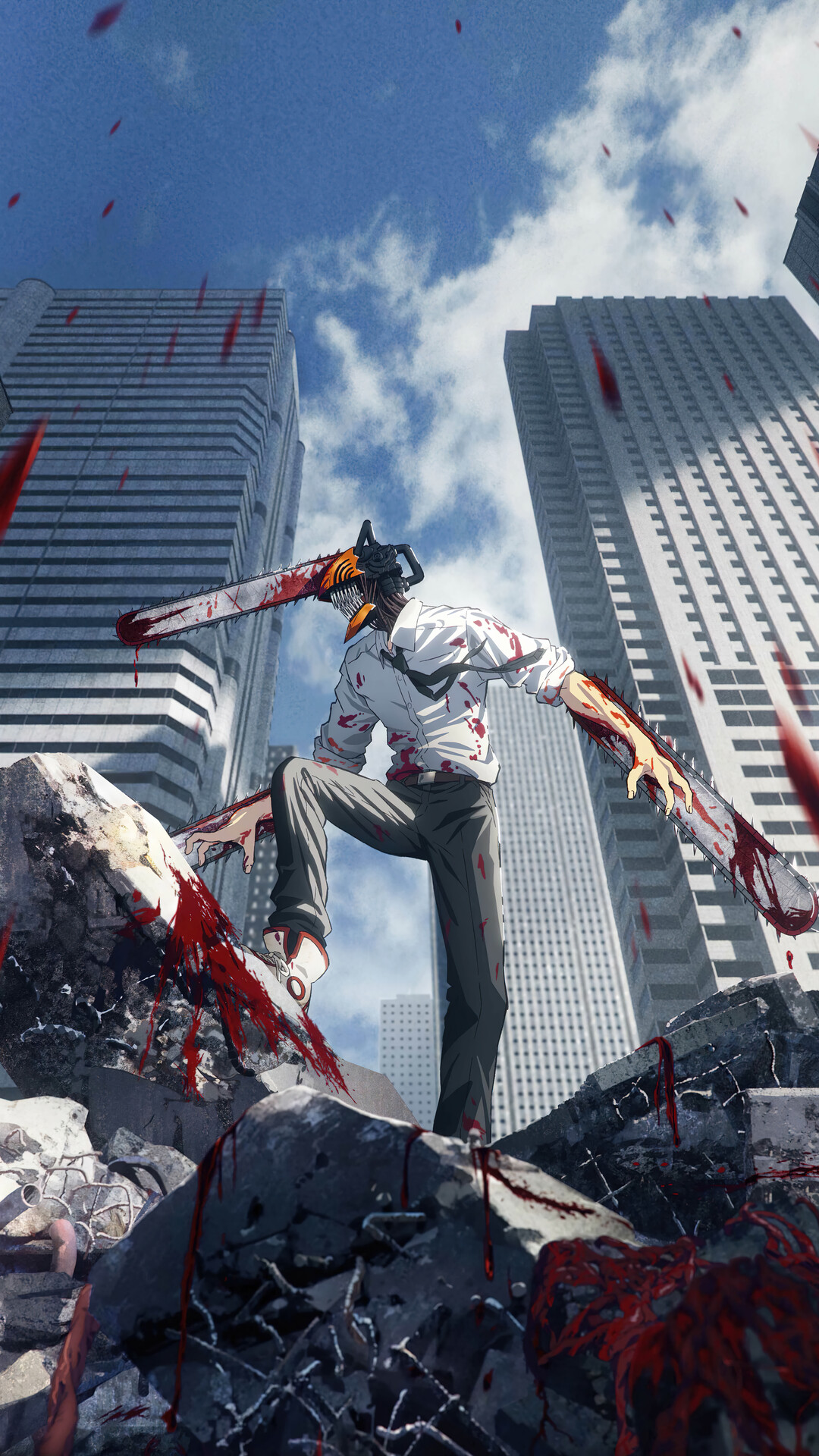 Chainsaw Man Anime 4K Wallpaper iPhone