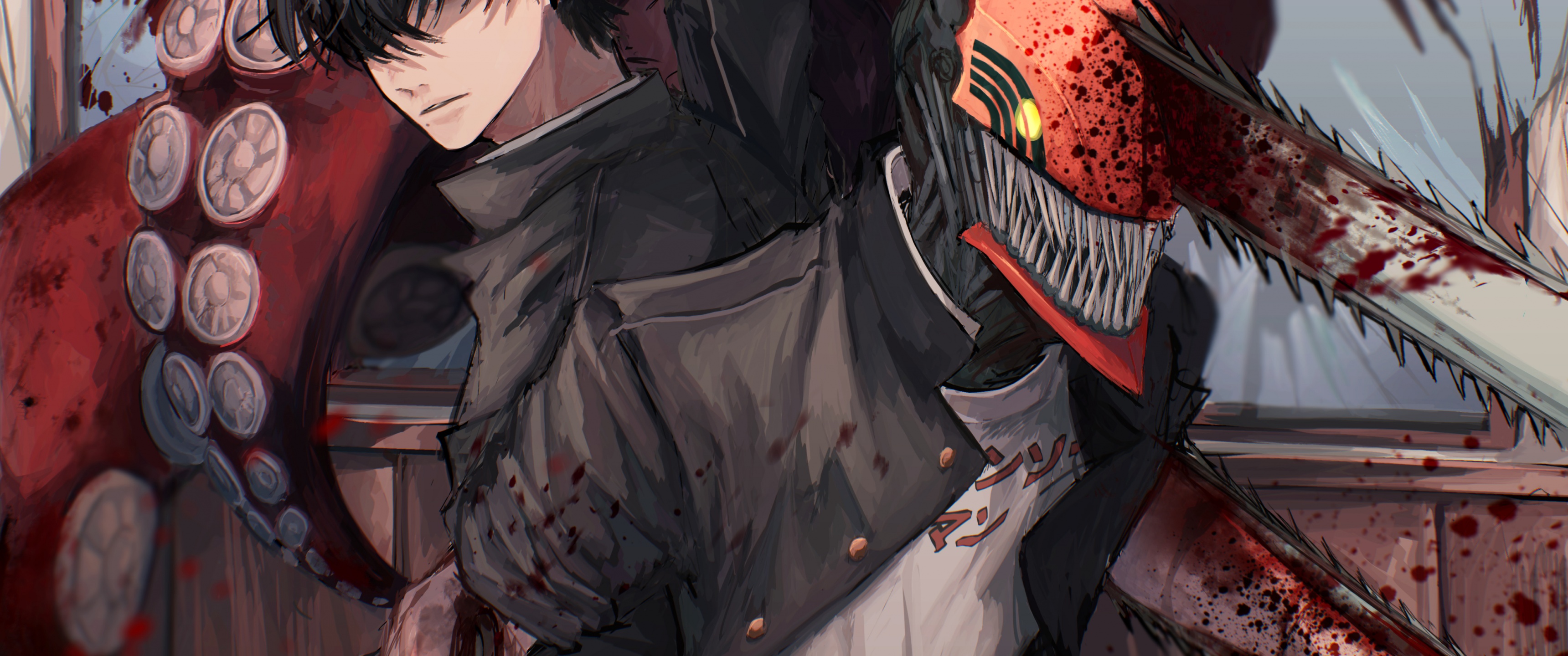 Chainsaw Man Wallpaper 4K, Denji